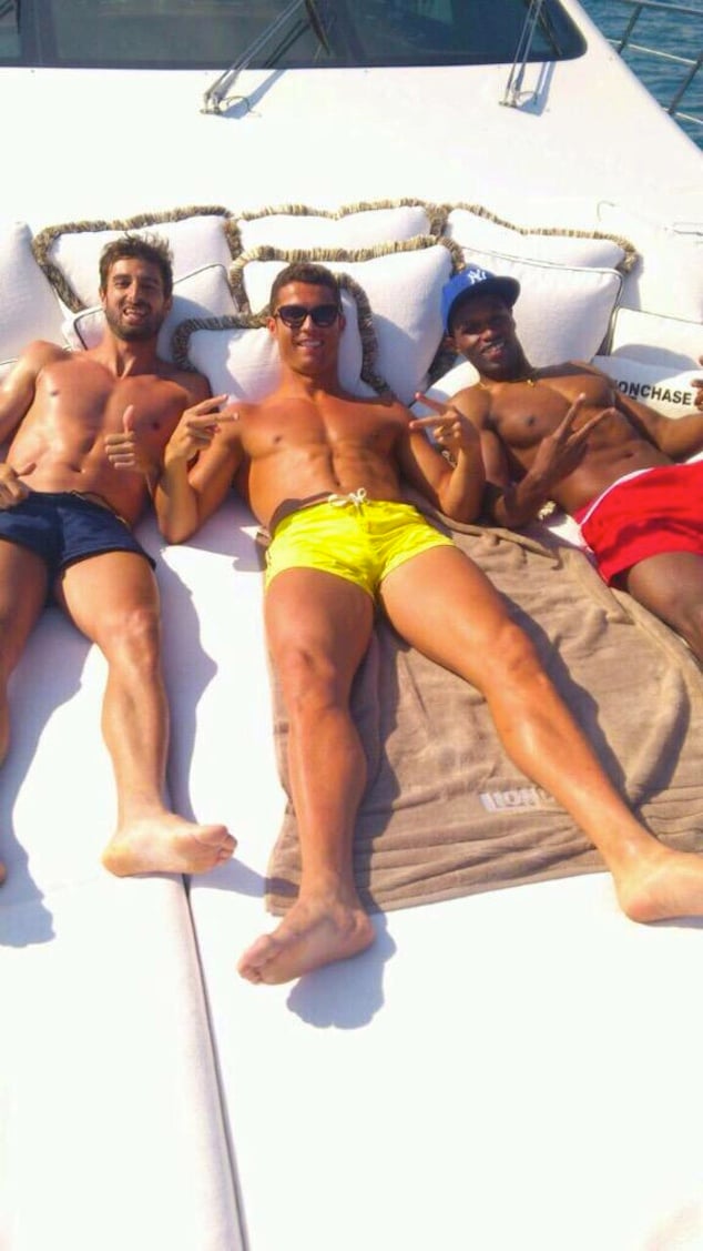 Ronaldo and friends in St. Tropez